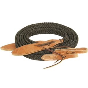 Redini western schutz brothers in nylon con riporti in cuoio