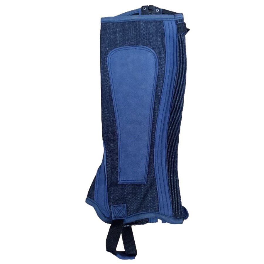 Ghette per equitazione in tessuto Denim con rivestimento interno - ULTIMO PEZZO taglia M - immagine 2