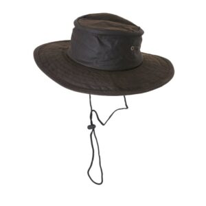 Cappello in cotone cerato natowa - ULTIMO PEZZO - taglia S marrone