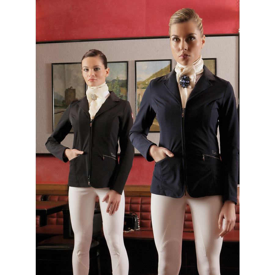 Giacca donna softshell da competizione con zip