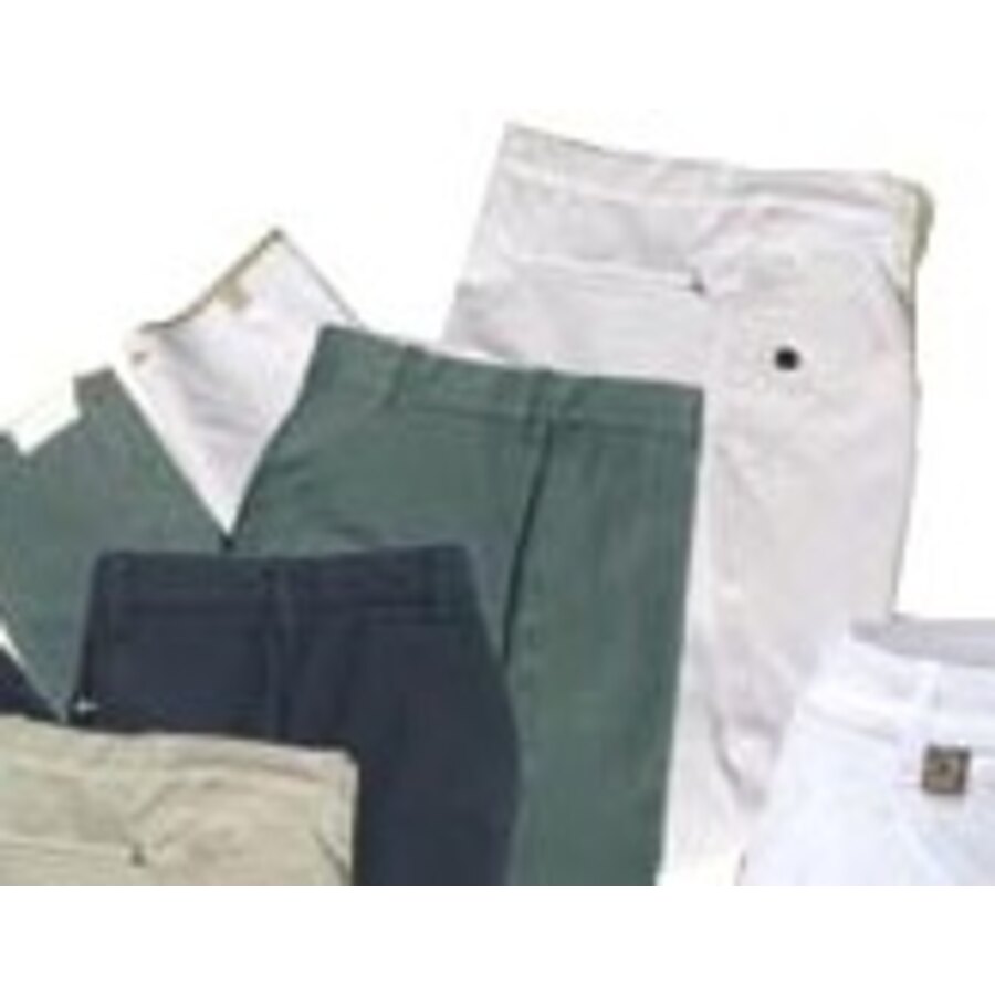 Pantaloni Pindaro in cotone colore BIANCO - ULTIMI PEZZI - - immagine 2