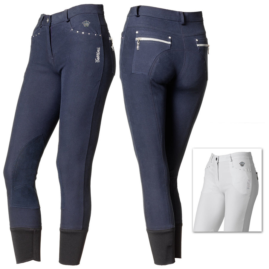 Pantaloni Tattini orchidea bambina con strass