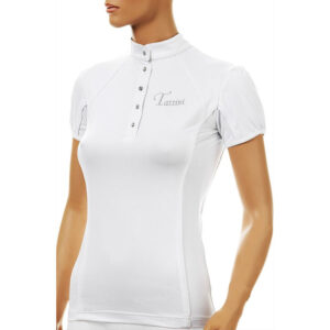 Polo Tattini donna bottoni con strass - ULTIMO PEZZO - taglia M