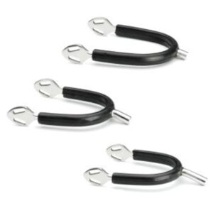 Speroni adulto gambo dritto, in acciaio inox con rivestimento in gomma