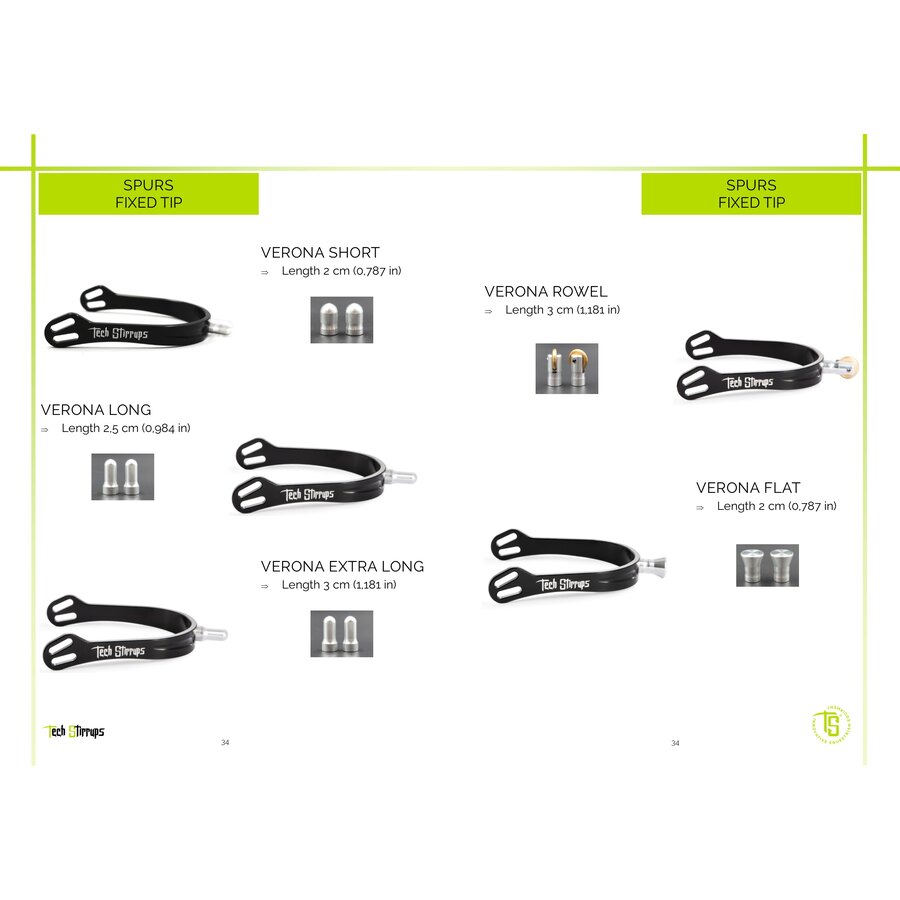 Speroni tech stirrups Verona diverse tipologie di gambo - immagine 3