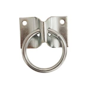 Anello zincato con piastra per box