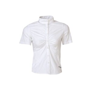Camicia da concorso donna manica LUNGA, taglio anatomico e tessuto elasticizzato sul petto -ULTIMI PEZZI-