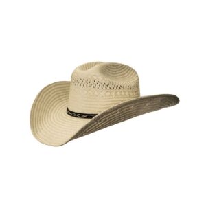 Cappello in paglia traforata superiore