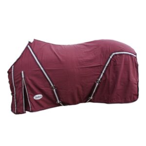 Coperta in cotone con cinghie incrociate