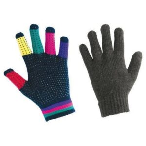 Guanti magic in lana con puntini antiscivolo