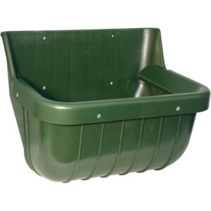 Mangiatoia da muro in plastica resistente in ABS, in forma rettangolare anti-spreco