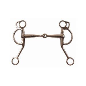 Morso western inox snodato con aste corte