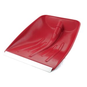 Pala in plastica con bordo in ferro