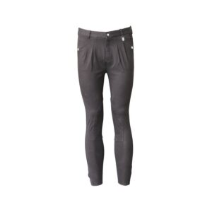 Pantaloni uomo Ares in cotone elasticizzato aderente con pences, taglio anatomico