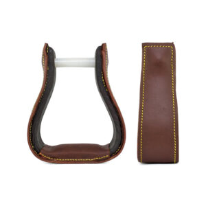 Staffe western in cuoio