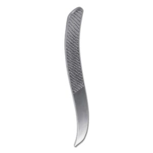 Raspa curva in acciaio inox