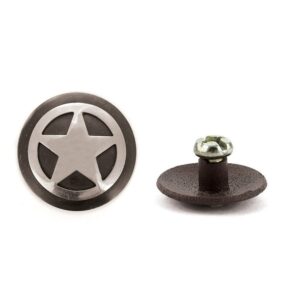 Borchia per testiera western con vite decorazione Star